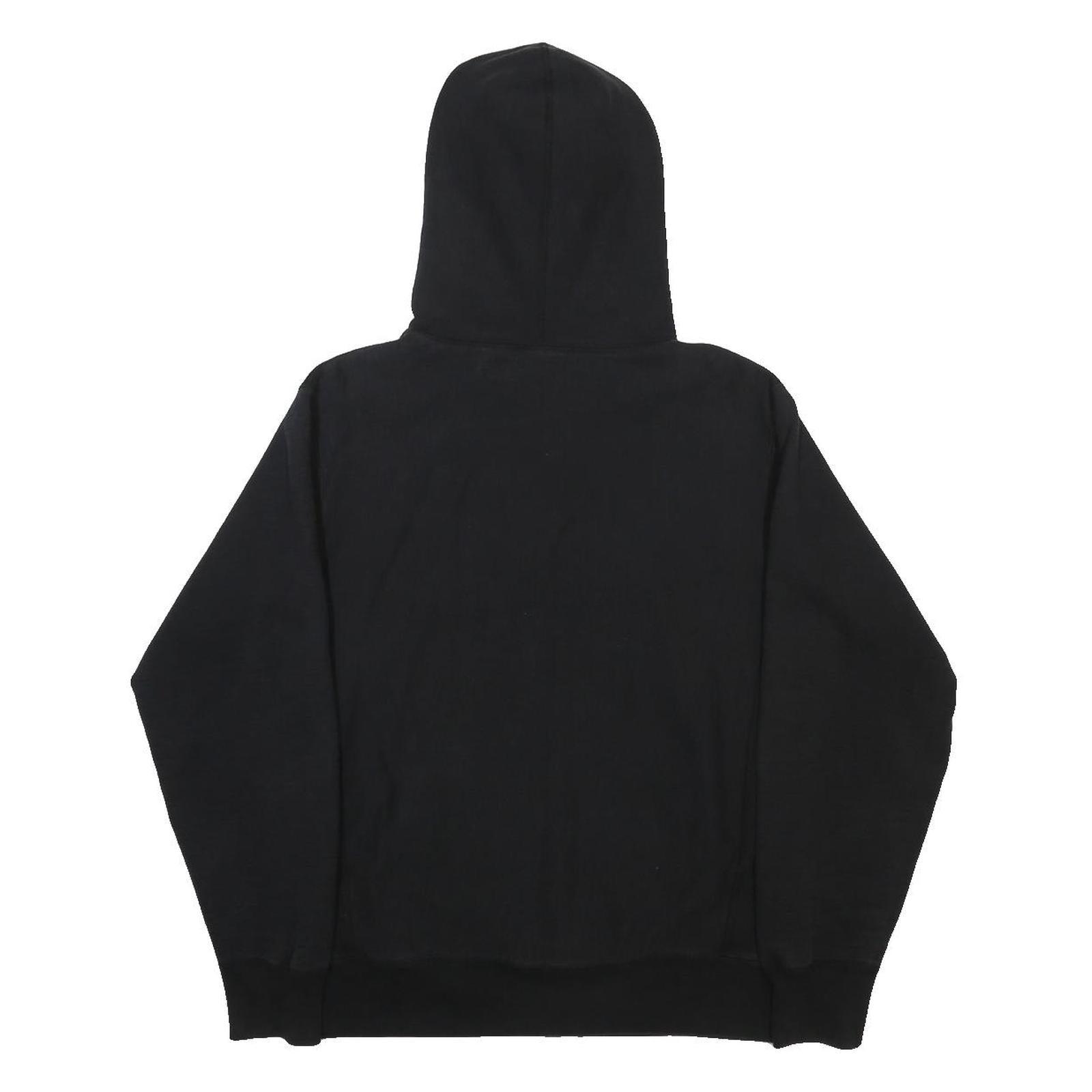 SUPREME Mens Black Hoodie M Cotton Pullover Bandana Print Graphic