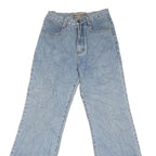 CBS Womens Relaxed Blue Jeans Denim Light W28 L31 Zip Pockets