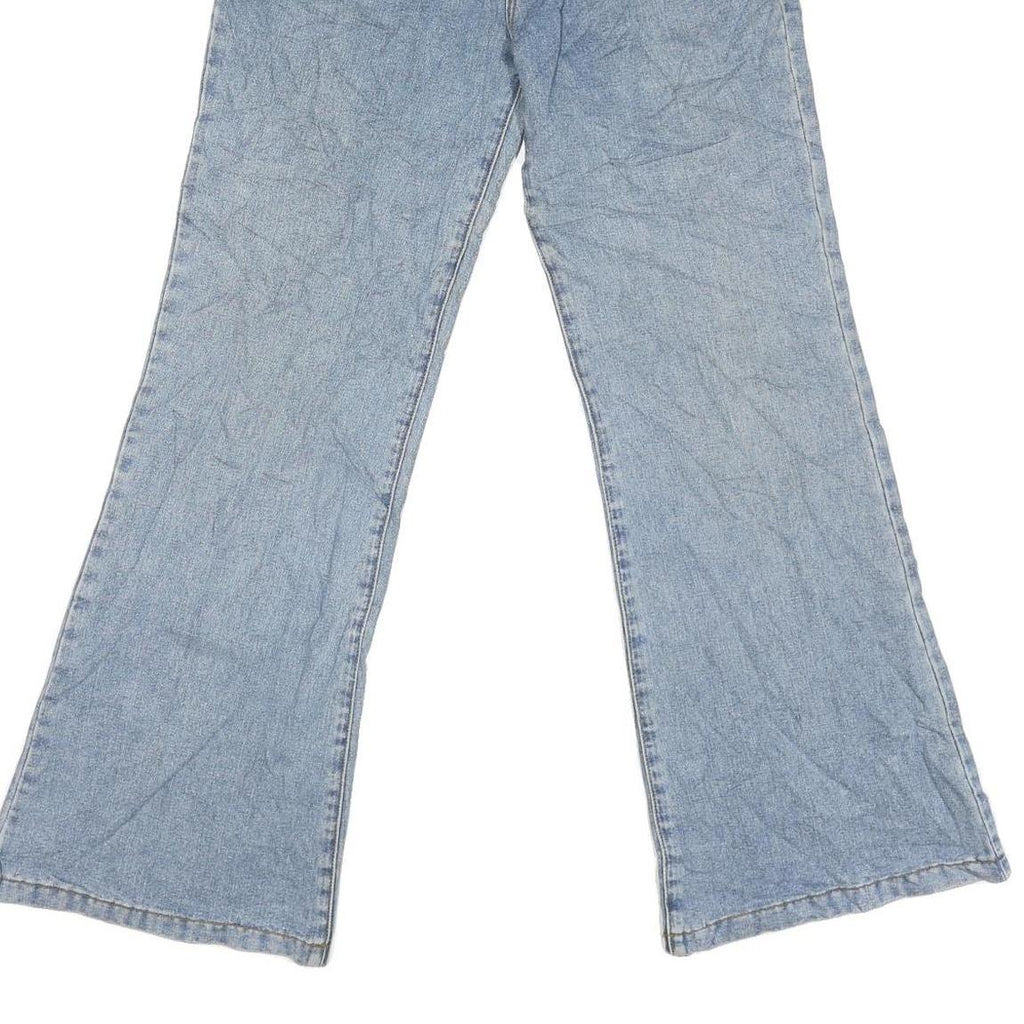 CBS Womens Relaxed Blue Jeans Denim Light W28 L31 Zip Pockets