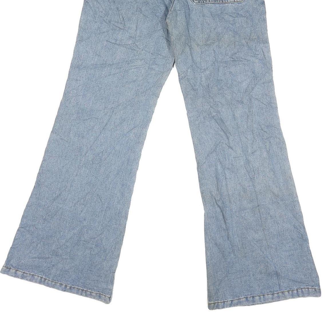 CBS Womens Relaxed Blue Jeans Denim Light W28 L31 Zip Pockets