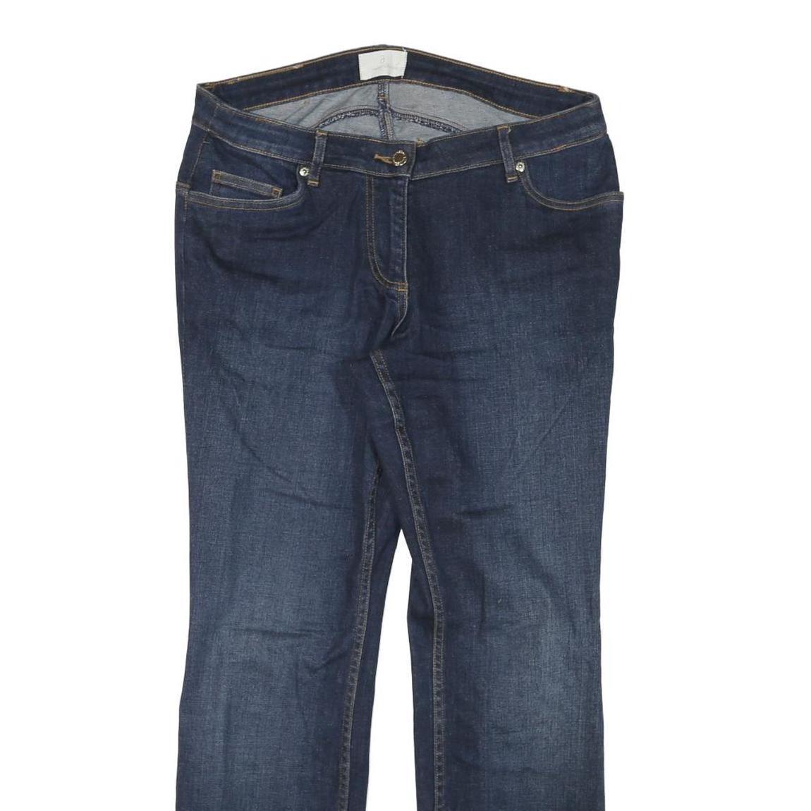 CONTE OF FLORENCE Womens Jeans Blue Regular Straight Denim W30 L28 Zip Cotton