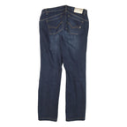 CONTE OF FLORENCE Womens Jeans Blue Regular Straight Denim W30 L28 Zip Cotton