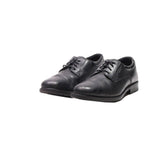 TOMMY HILFIGER Low Top Trainers Black Leather Mens UK 8.5