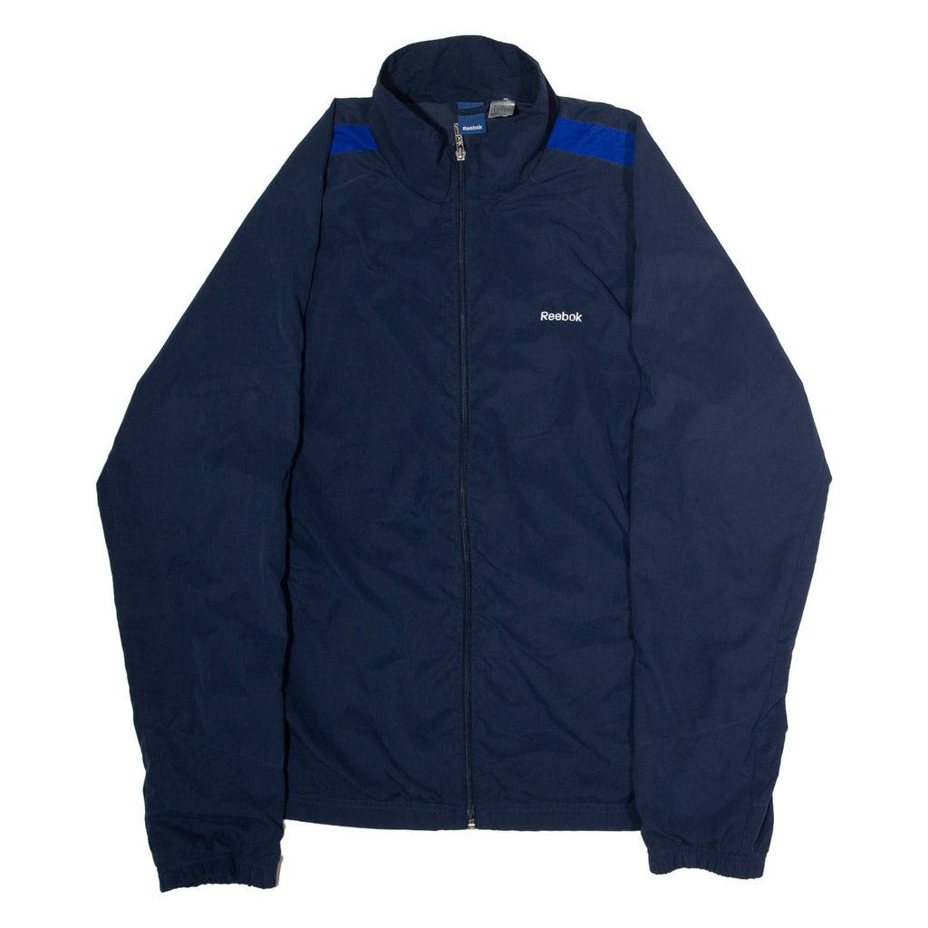 REEBOK Mens Windbreaker Jacket Blue L