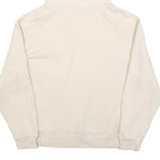 HARD ROCK CAFE Mens White Hoodie S Printed Logo Casual Cotton Blend