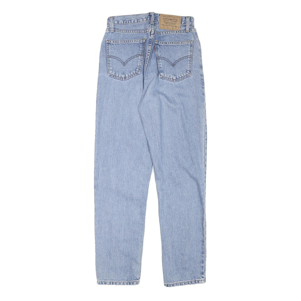LEVI'S Womens Jeans Blue Relaxed Straight Denim Light W25 L29 Classic Casual