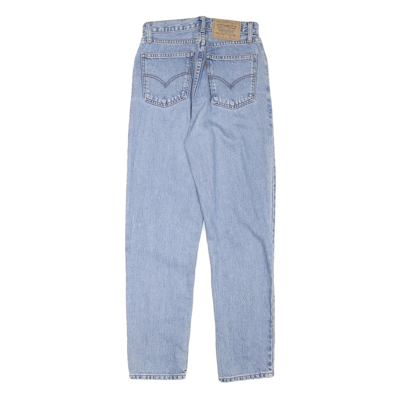 LEVI'S Womens Jeans Blue Relaxed Straight Denim Light W25 L29 Classic Casual