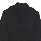 TOMMY HILFIGER Mens Black Pullover Plain V-Neck Basic Knit XL Cotton Jumper