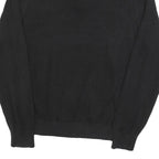 TOMMY HILFIGER Mens Black Pullover Plain V-Neck Basic Knit XL Cotton Jumper