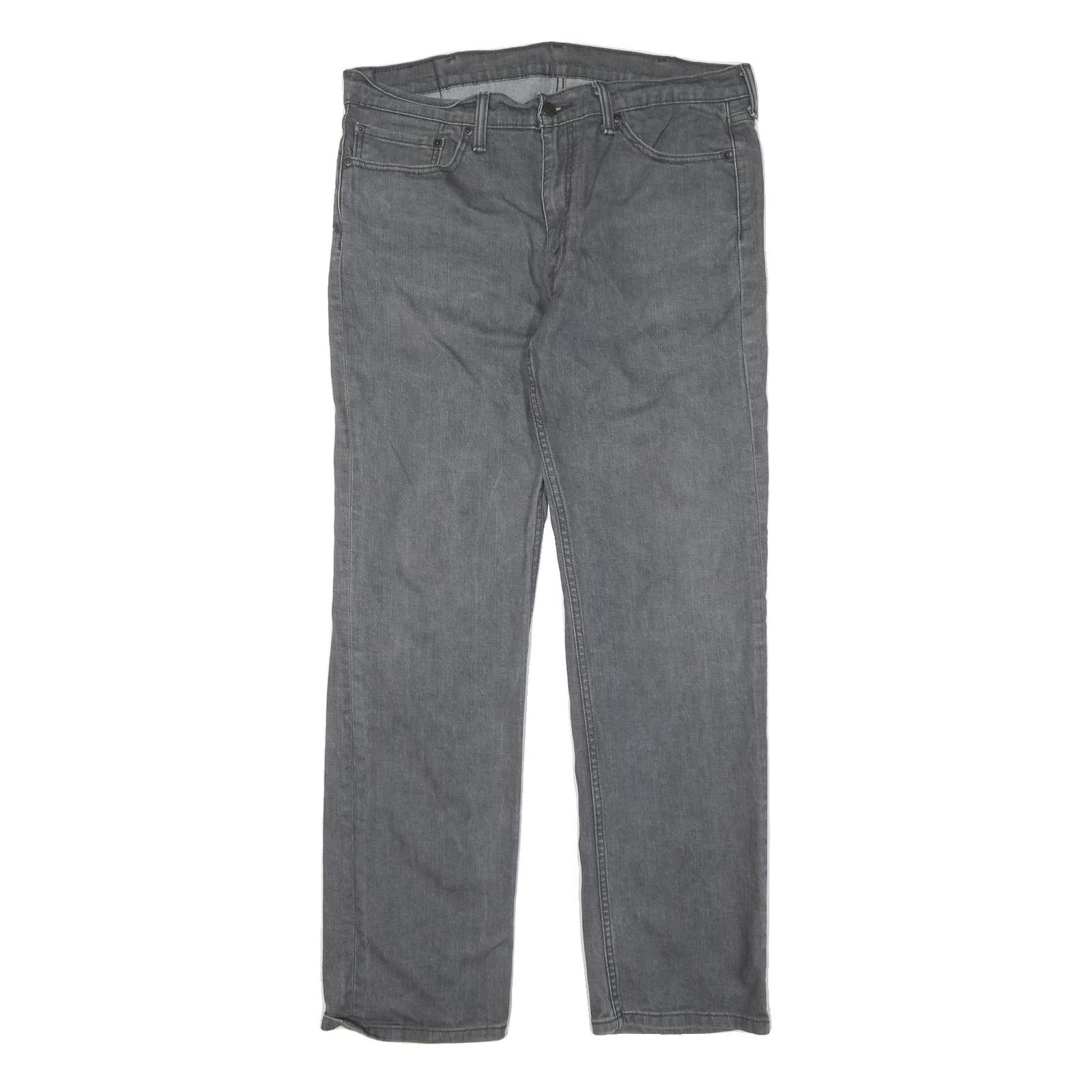 LEVI'S Mens Regular Fit Zip Closure Cotton Blend Denim Stone Wash Jeans W38 L33