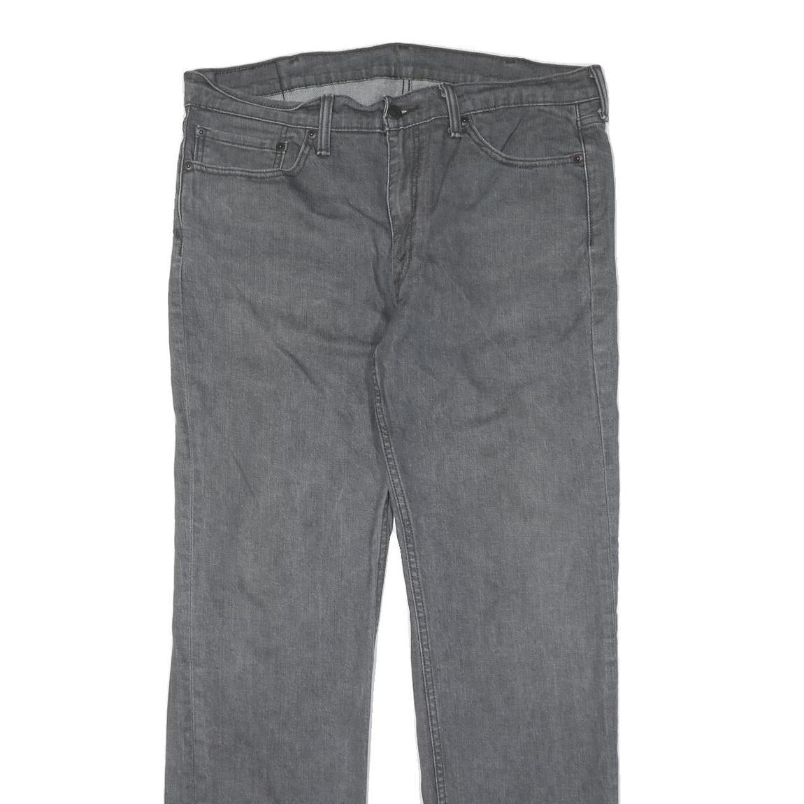 LEVI'S Mens Regular Fit Zip Closure Cotton Blend Denim Stone Wash Jeans W38 L33