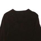 Womens Black Jacket XXS Polyester Blend Plain Cropped Minimalist Sleeve Trim