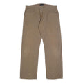 TOMMY HILFIGER Mens Cotton Beige Relaxed Straight Trousers W36 L32 Casual