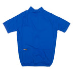 Cycling Mens Jersey Blue 1/2 Zip M