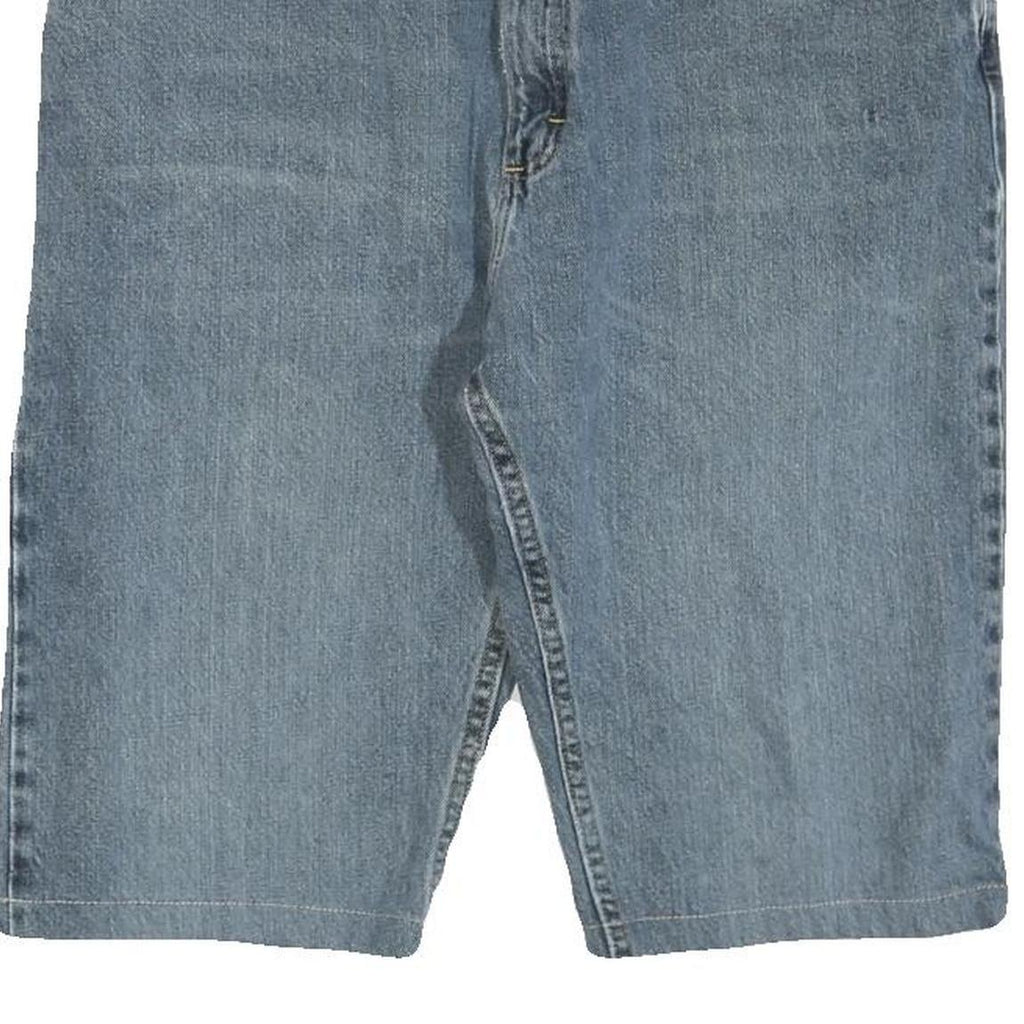 WRANGLER Mens Denim Blue Casual Shorts L W36 Cotton Blend Relaxed Fit