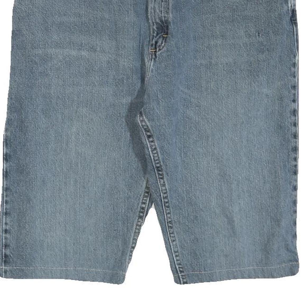 WRANGLER Mens Denim Blue Casual Shorts L W36 Cotton Blend Relaxed Fit