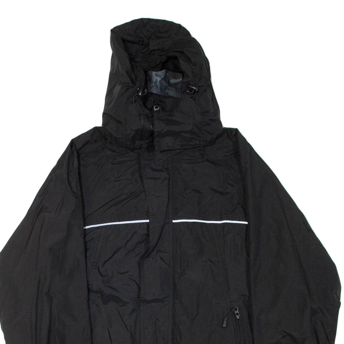 DICKIES Mens Jacket Black Hooded S