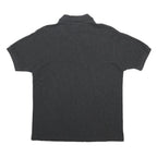 LACOSTE Mens Black Short Sleeve Plain Polo Shirt S Classic Cotton Blend