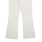 LEVI'S 518 Womens White Regular Bootcut Denim Jeans W29 L30 Cotton Blend Zip