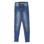 DIESEL High Waist Womens Jeans Blue Slim Skinny Stone Wash W27 L30