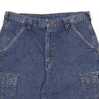 WRANGLER Mens Denim Blue Cargo Shorts M W32 Casual Cotton Summer Wear