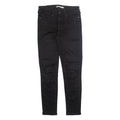 LEVI'S Womens Jeans Black Regular Skinny W27 L29
