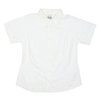 COLUMBIA Womens White Plain Shirt S Breathable Lightweight Comfortable Summer