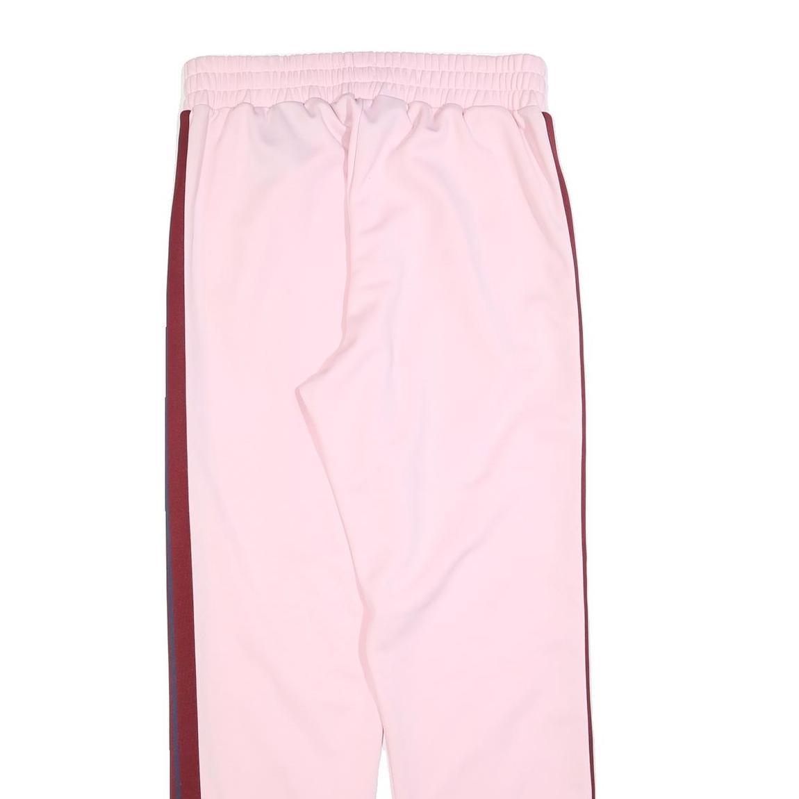PALM ANGELS Womens Joggers Pink & Burgundy XL W32 Performance Track Pants