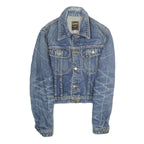 LOIS Mens Blue Denim Jacket S Cotton Button Classic Casual Wear