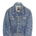 LOIS Mens Blue Denim Jacket S Cotton Button Classic Casual Wear