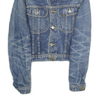 LOIS Mens Blue Denim Jacket S Cotton Button Classic Casual Wear