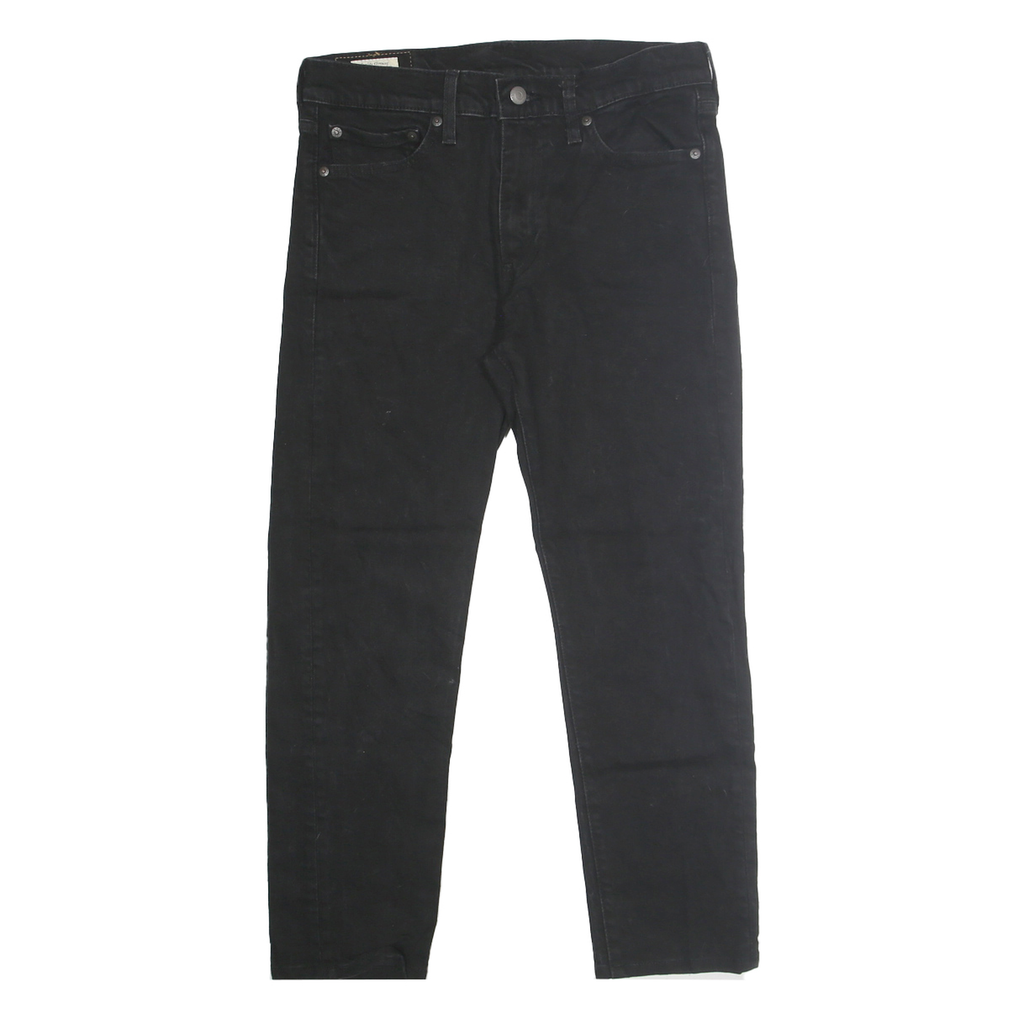LEVI'S 510 BIG E Mens Jeans Black Regular Skinny Denim Raw W31 L25 Vintage