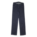 ARMANI JEANS Womens Dark Blue Regular Straight Denim W27 L32 Designer Zip Jeans