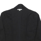 CALVIN KLEIN Womens Black Plain Pullover Crew Neck Basic Knit Jumper M Polyester