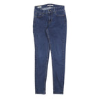 LEVI'S 710 Womens Jeans Blue Slim Skinny Denim Medium Wash W25 L28 Stretch
