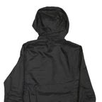 PUMA Womens Black & Pink Zip Hooded Jacket UK 14 Polyester Blend Lightweight