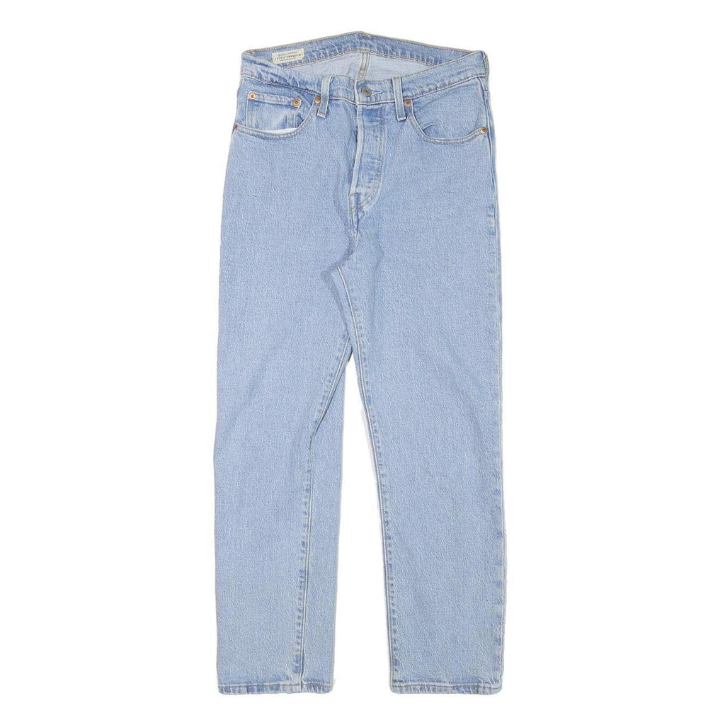LEVI'S 501 Womens Jeans Blue Regular Straight Denim Light W26 L24 Classic Fit