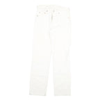 LEVI'S 501 Mens White Regular Straight Denim Jeans W28 L30 Classic Button Fly