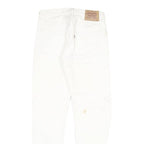 LEVI'S 501 Mens White Regular Straight Denim Jeans W28 L30 Classic Button Fly