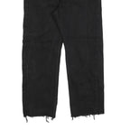 LEVI'S 505 Mens Jeans Black Regular Straight Denim Medium W34 L27 Classic Fit