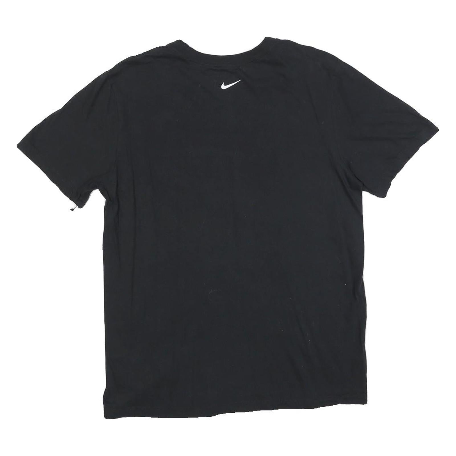 NIKE Mens Black Basketball Enterprise Graphic T-Shirt M Short Sleeve Crew Neck