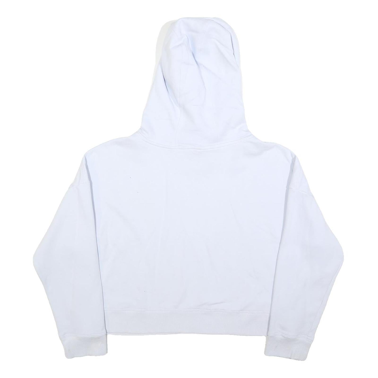 CALVIN KLEIN PERFORMANCE Womens White Hoodie 2XL Cotton Blend Pullover Casual