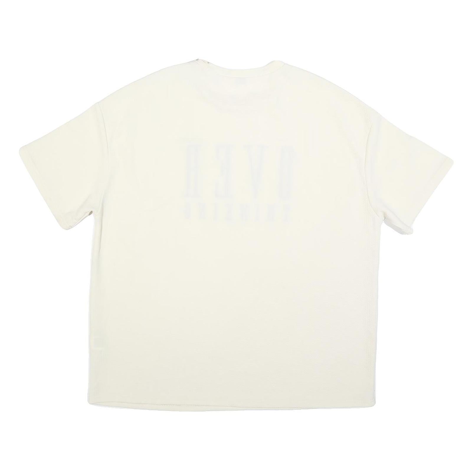 Womens Cream Overthinking Graphic T-Shirt XL Short Sleeve Round Neck Casual Top
