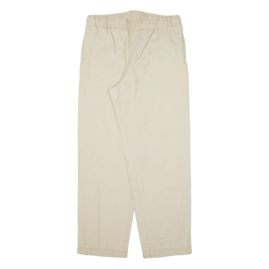 MAUI-WOWIE Womens Trousers Beige Loose Straight W32 L29