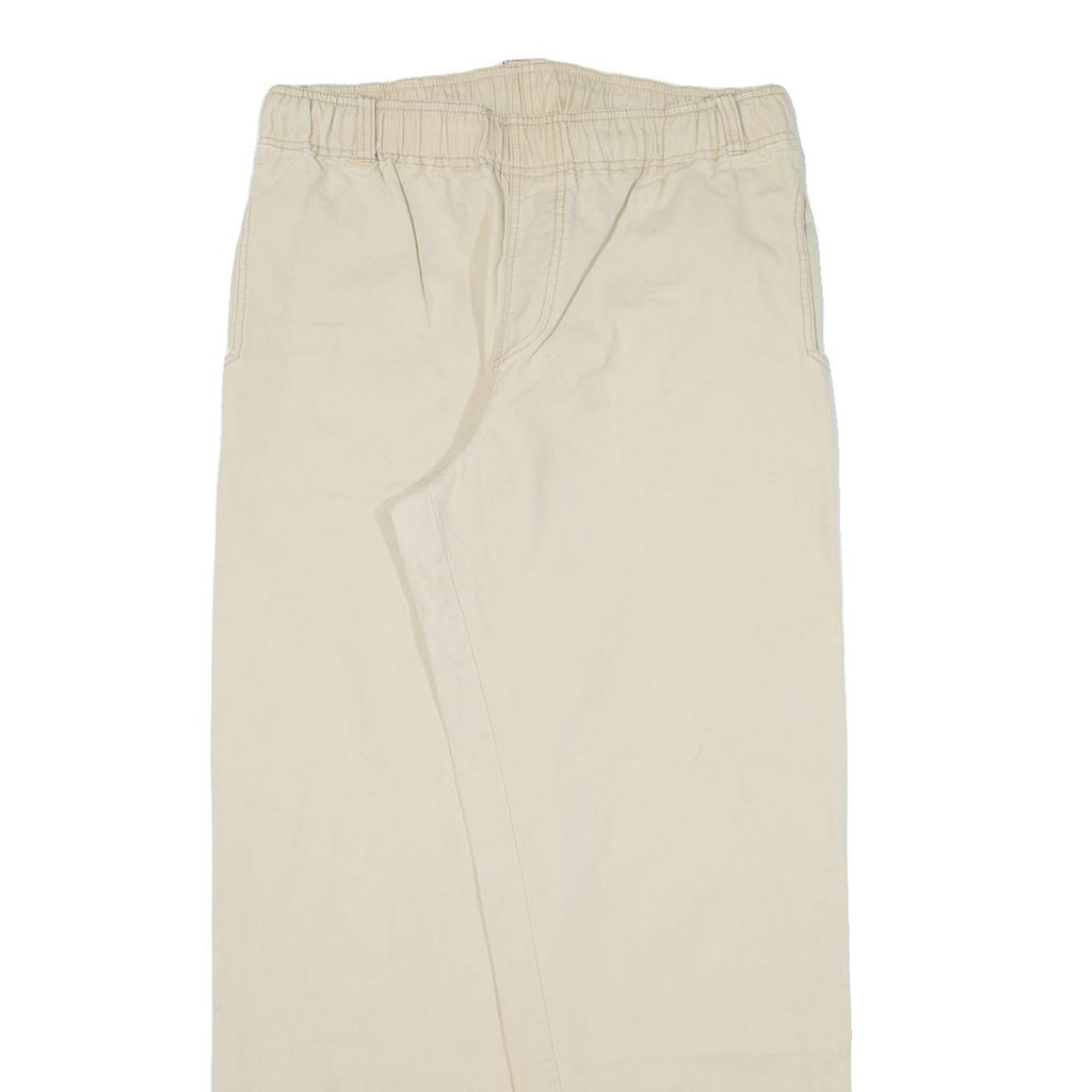 MAUI-WOWIE Womens Trousers Beige Loose Straight W32 L29