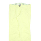 JACK WOLFSKIN Womens Cotton Blend Yellow Regular Fit Straight Leg Trousers W36