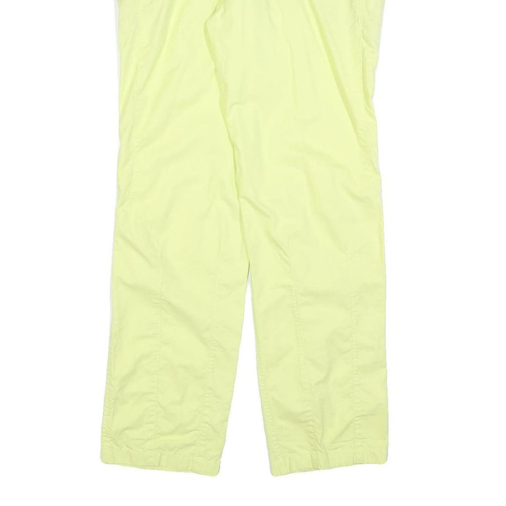 JACK WOLFSKIN Womens Cotton Blend Yellow Regular Fit Straight Leg Trousers W36