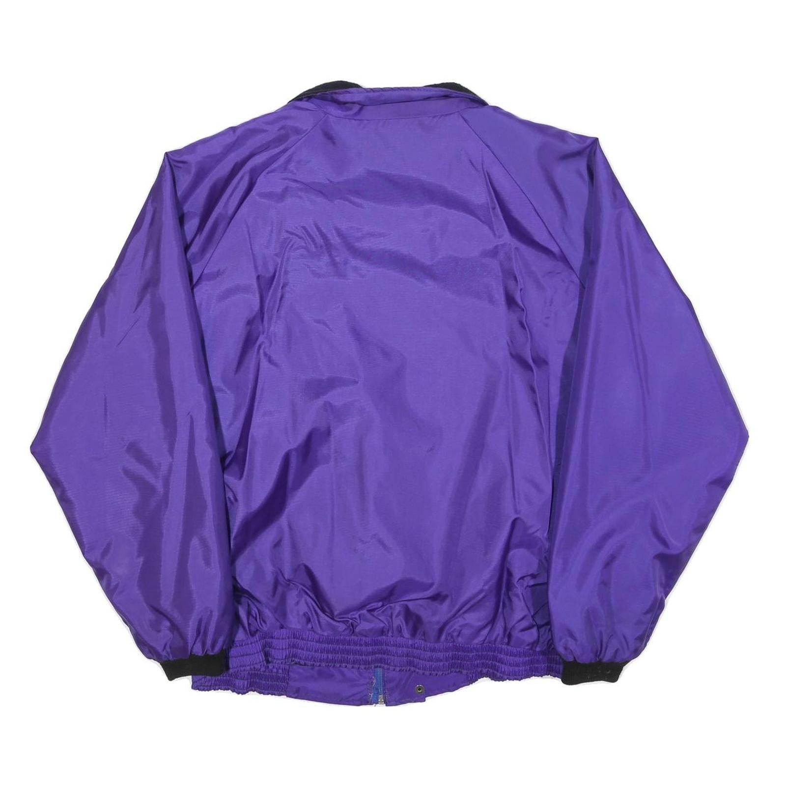 GEE GEE Mens Purple Equestrian Jacket M Polyester Blend Windbreaker Zip