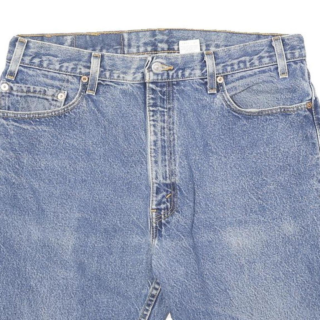 LEVI'S Mens Denim Blue Shorts L W36 Classic Fit Casual Cotton