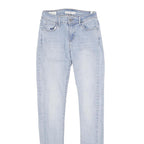 LEVI'S 710 SUPER SKINNY BIG E Womens Jeans Light Blue Slim Skinny Denim W26 L32